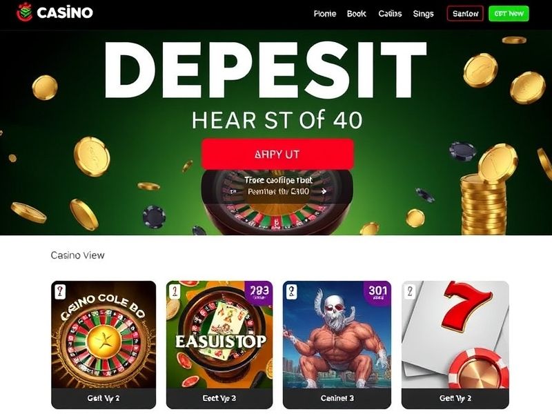 Discover the best 'deposit 10 get 40 casino' promotion and explore a variety of gambling games, expert reviews, and reputable online casino guides. Find top bonuses, responsible gambling resources, and how to maximize your gameplay.